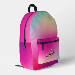 Personalisierte Hübsche Farbenfrohe Moderne Giralb Bedruckter Rucksack