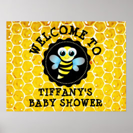 Personalisierte Hummeln oder Honey Bee Themed Post Poster