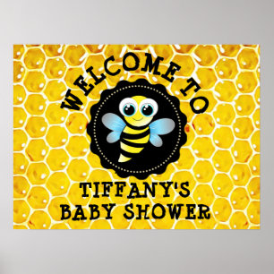 Personalisierte Hummeln oder Honey Bee Themed Post Poster