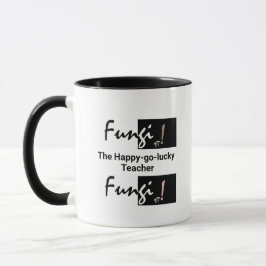 Personalisierte Humoristische Fungi Pun Typografie Tasse