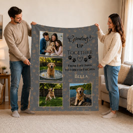 Personalisierte Hund-Foto-Fleece-Decke Fleecedecke