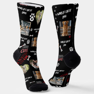 Personalisierte Hund-Foto-Socken - Benutzerdefinie Socken