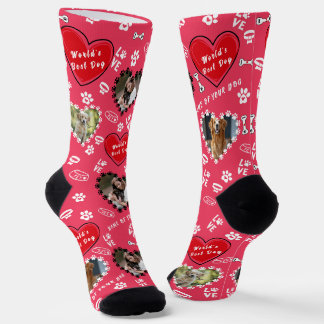 Personalisierte Hund-Foto-Socken | Benutzerdefinie Socken