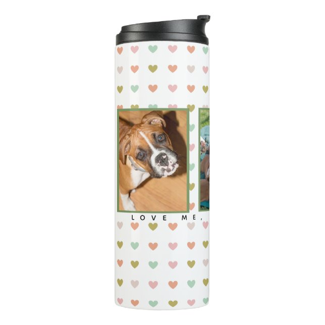 Personalisierte Hundegeschenke Thermosbecher (Nach links gedreht)