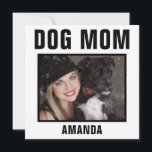 Personalisierte Hundekarte Mama für benutzerdefini Karte<br><div class="desc">Personalisierte Hundekarte Mama für benutzerdefinierte Foto-Karte</div>