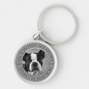 Personalisierte Hundememorial Schlüsselanhänger