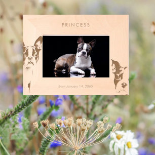 Personalisierte Hunderasse  Geätzte Rahmen