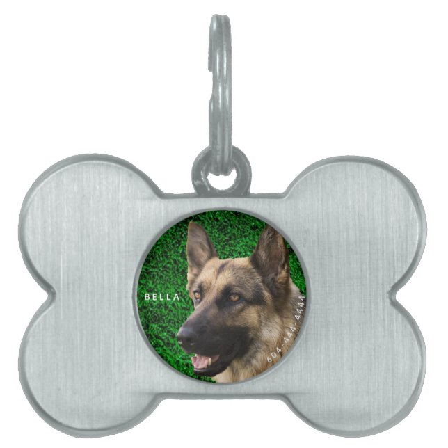 Personalisierte Hundkennung | Design des benutzerd Tiermarke (Vorderseite)