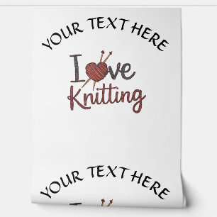 Personalisierte I-Liebe zum Knittern von Textbearb Tapete