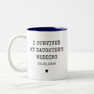 Personalisierte 'Ich habe die Hochzeit meiner Toch Zweifarbige Tasse