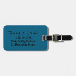 Personalisierte ID-Tags, Individuelle Name-Tags fü Gepäckanhänger