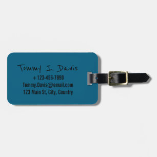 Personalisierte ID-Tags, Individuelle Name-Tags fü Gepäckanhänger