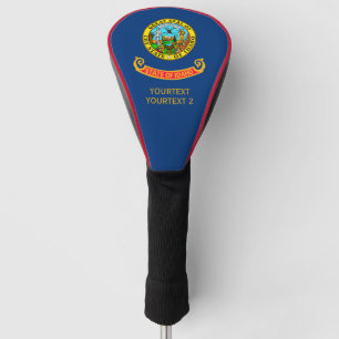 Personalisierte Idaho-Staatsflagge Golf Headcover