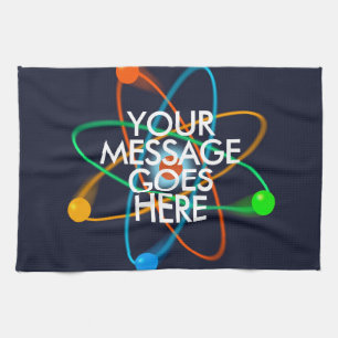 Personalisierte IHRE NACHRICHT Wissenschaft Küchentuch