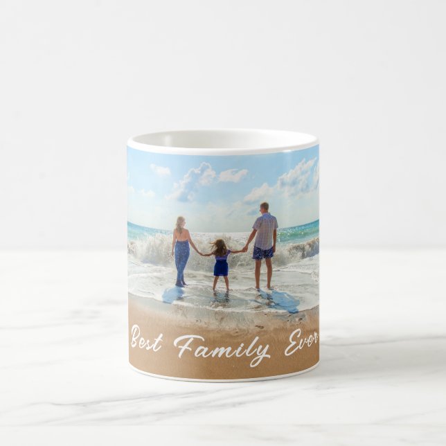 Personalisierte Ihres Fotos Kaffee Tasse und Text (Mittel)