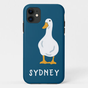 Personalisierte Illustration des weißen Herzens Case-Mate iPhone Hülle