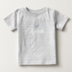personalisierte Imitate Rautensparkschmetterling Baby T-shirt