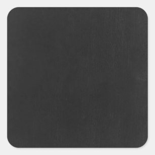Personalisierte, individuell angepasste schwarze T Quadratischer Aufkleber