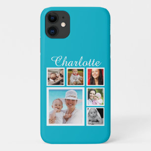 Personalisierte individuell anpassbare FotoCollage iPhone 11 Hülle