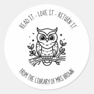 Personalisierte individuelle Buchaufkleber | Exlib