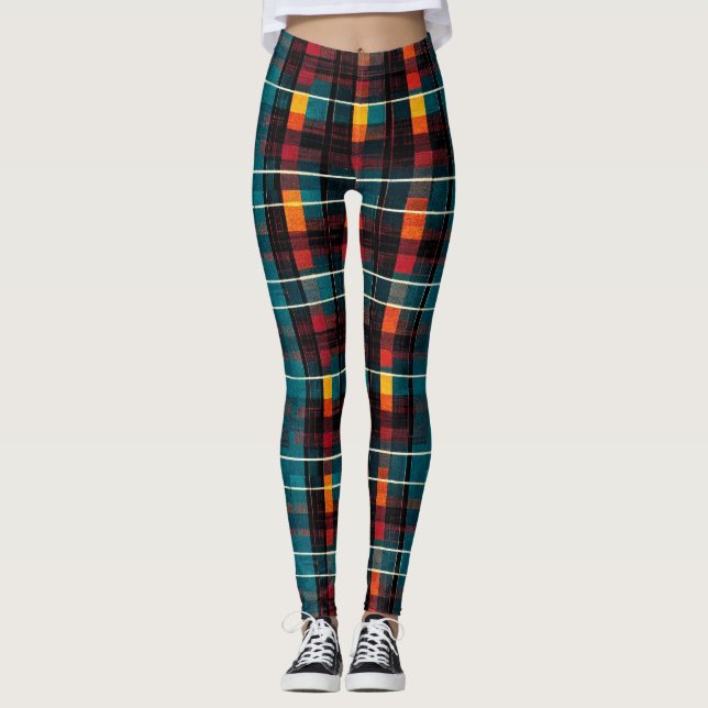 Personalisierte individuelle Leggings mit All-Over (Vorderseite)