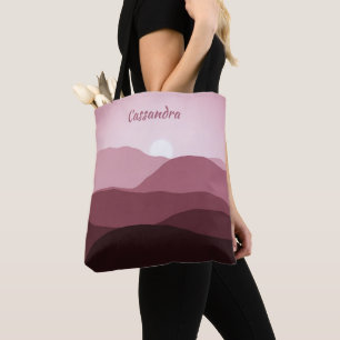 Personalisierte individuelle maue lichte rosa abst tasche