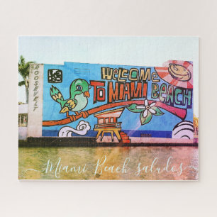 Personalisierte individuelle MIAMI BEACH Vintage A