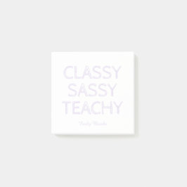 Personalisierte individuelle violette Geschenkidee Post-it Klebezettel