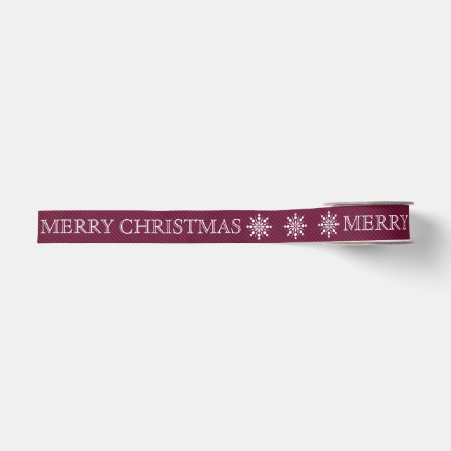 Personalisierte individuelle Weihnachten Ripsband (Vorderseite)