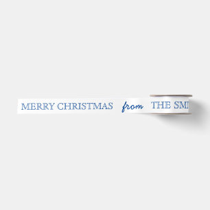 Personalisierte individuelle Weihnachten Satinband