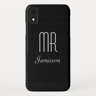 Personalisierte Initialen von MR Black HIS Case-Mate iPhone Hülle