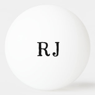 Personalisierte Initials TENNIS BALLS Tischtennisball
