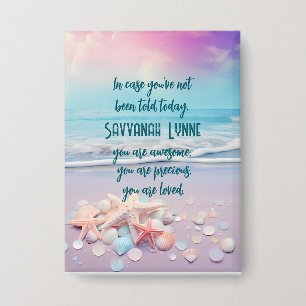 Personalisierte Inspirationsbejahungen Button