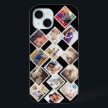 Personalisierte Instagram-FotoCollage iPhone 15 Hülle<br><div class="desc">Trendy Family Wiedersehen Vacay oder jährliche Foto Collage Phone-Fälle</div>