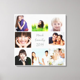 Personalisierte Instagram-FotoCollage Leinwanddruck