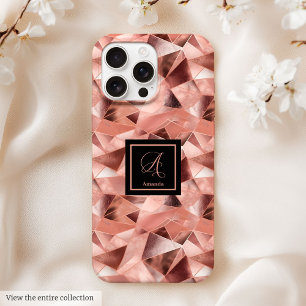 Personalisierte iPhone 16 Hülle Elegante Rose Gold