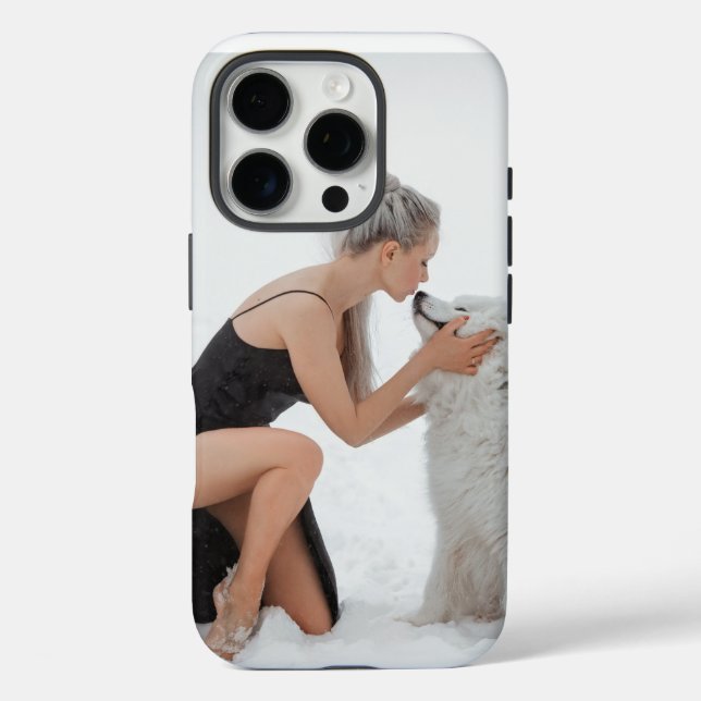 Personalisierte iPhone-Hülle mit eigenem Foto iPhone 16 Pro Hülle (Rückseite)