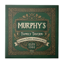 Personalisierte irische Pub-Familien-Taverne Vinta