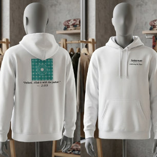 Personalisierte islamische Fliesen-Quran-Spruch-Ty Hoodie
