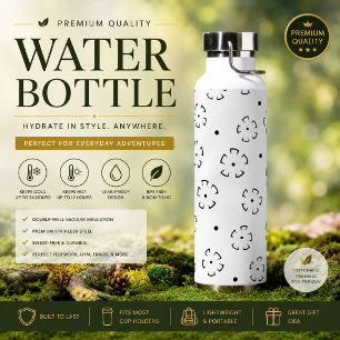 Personalisierte isolierte Wasserflasche Trinkflasche