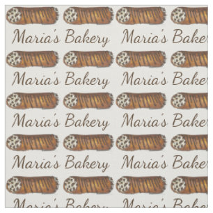 Personalisierte italienische Bäckerei Baker Cannol Stoff