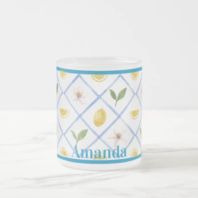 Personalisierte italienische Tasse für Zitrusfrüch (Mittel)