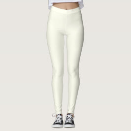 Personalisierte Ivory-Farbe Leggings