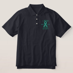 Personalisierte Jade Ribbon Awareness Embroidere