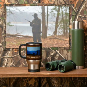 Personalisierte Jagd-Rentengeschenke für Papa Reisebecher