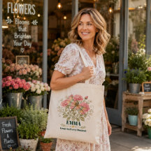 Personalisierte Juli-Geburtsblume Libelle Nelke