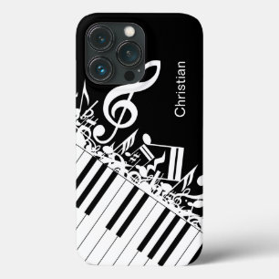 Personalisierte Jumbled-Musiknotizen und -Klaviert Case-Mate iPhone Hülle