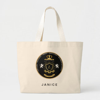 Personalisierte Jumbo-Tasche mit Wappen Jumbo Stoffbeutel