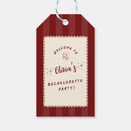 Personalisierte Junggesellinnen-Abschied-Geschenka Geschenkanhänger