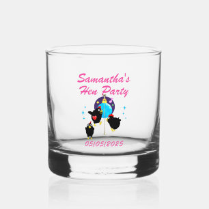 Personalisierte Junggesellinnenabschied Party Lust Whiskyglas